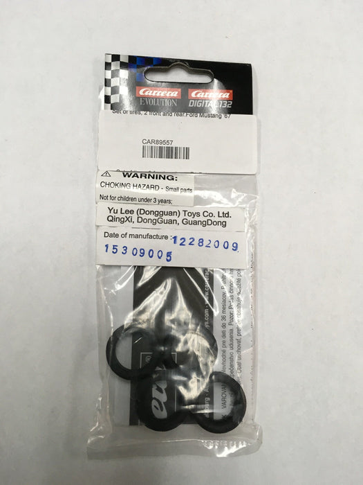 CARRERA 89557 Set of tires, 2 front and rear.Ford Mustang '67