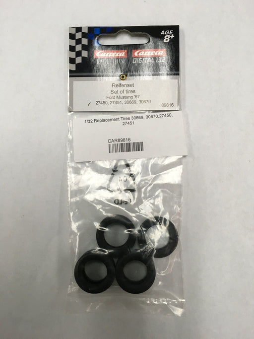 CARRERA 89816 1/32 Replacement Tires 30669, 30670,27450, 27451