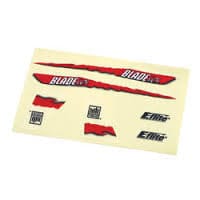 EFLH2229 DECAL SHEET, RED GRAPHICS