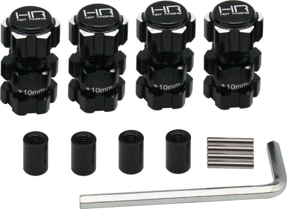 HRATFF17XT01 Aluminum 17mm Hex Hubs 10mm Offset ARA 1/10 4S BLX
