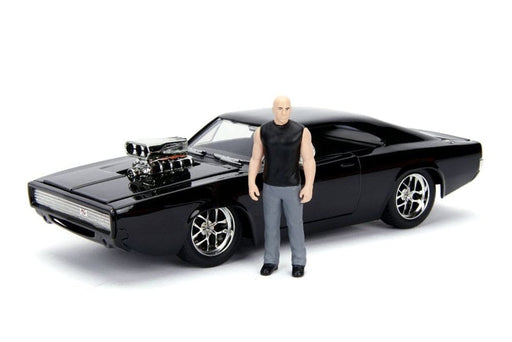 JAD30698 Jada 1/24 "Fast & Furious" Dom's Dodge Charger w/ figure - Build n' Collect