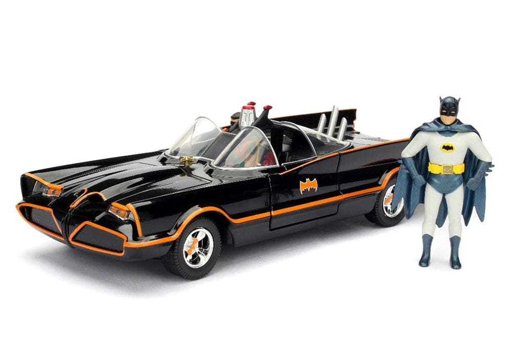 JAD30873 Jada 1/24 "Hollywood Rides" 1966 Batmobile Build n' Collect