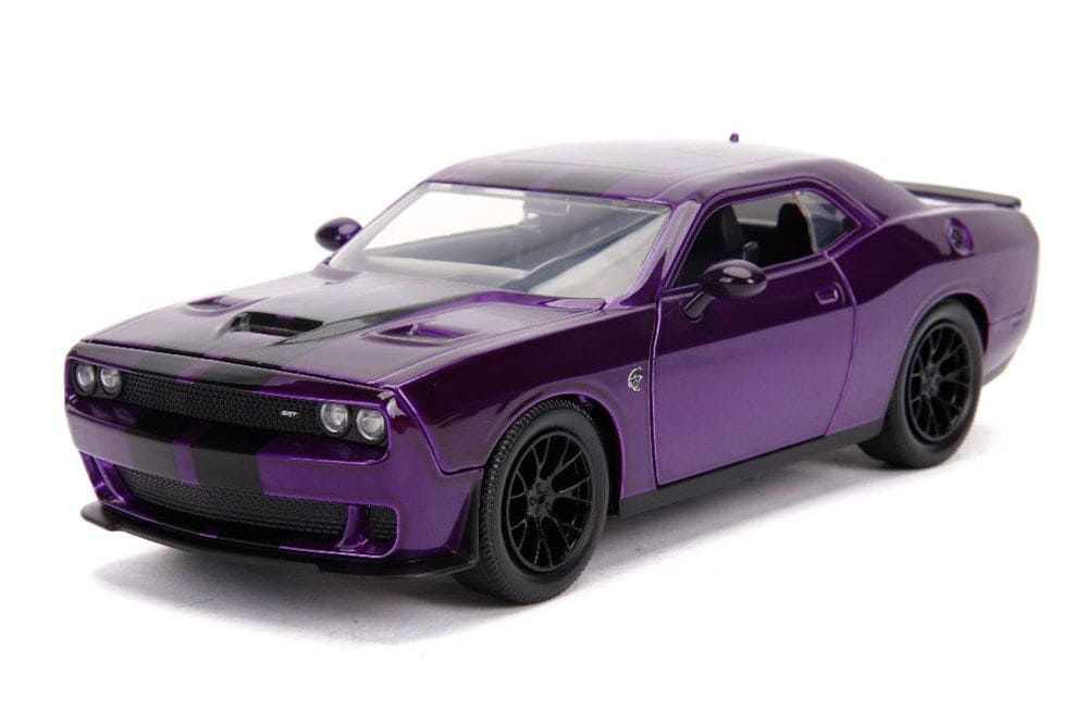 JAD31063 Jada 1/24 "BIGTIME Muscle" 2015 Dodge Challenger SRT Hellcat - Metallic Purple