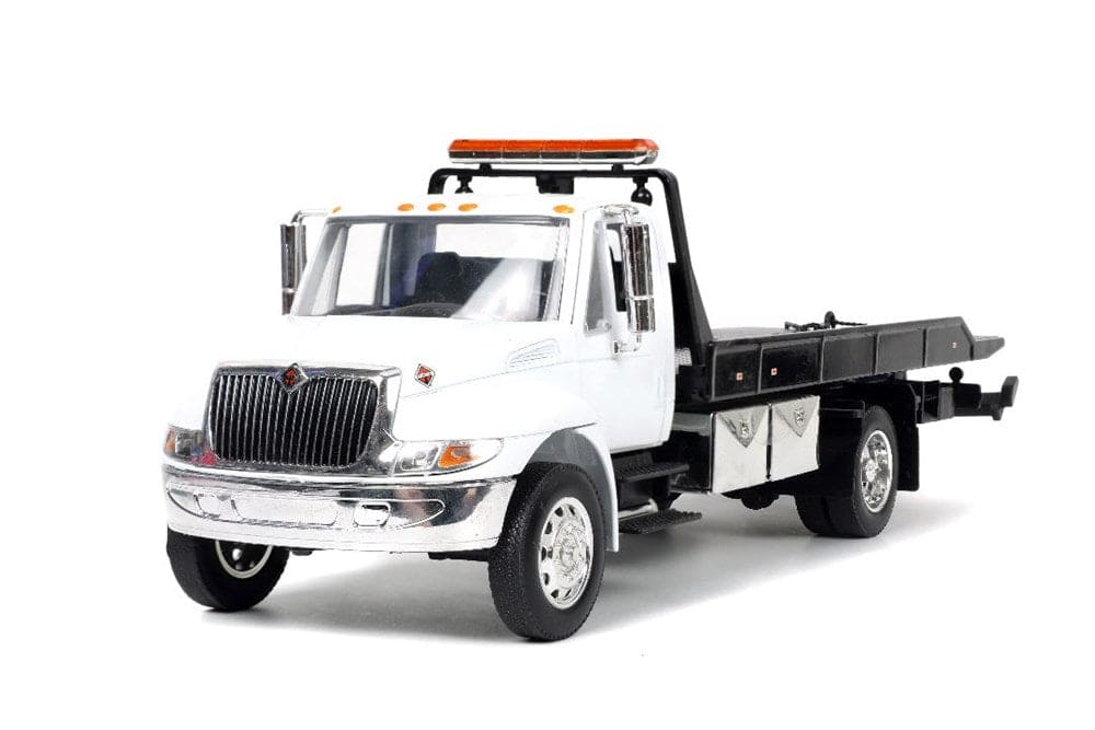 jada toysフラットベットTOWトラック　ホワイト JAD34040 Jada 1/24 International Flat Bed Tow Truck - Glossy White
