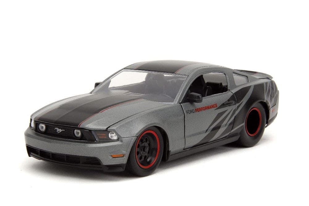JAD34210 Jada 1/24 "BIGTIME Muscle" 2010 Ford Mustang GT - Metallic Charcoal