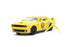 JAD34392 Jada 1/24 "Hollywood Rides" 2015 Dodge Challenger Hellcat with Yellow Ranger