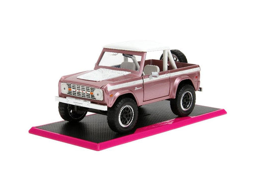 JAD34896 Jada 1/24 "Pink Slips" 1973 Ford Bronco - Metallic Pink
