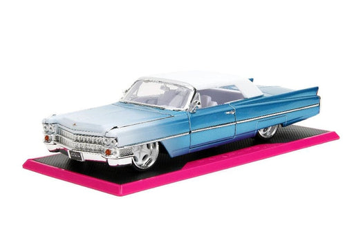 JAD34897 Jada 1/24 "Pink Slips" 1963 Cadillac - Candy Blue Gradient
