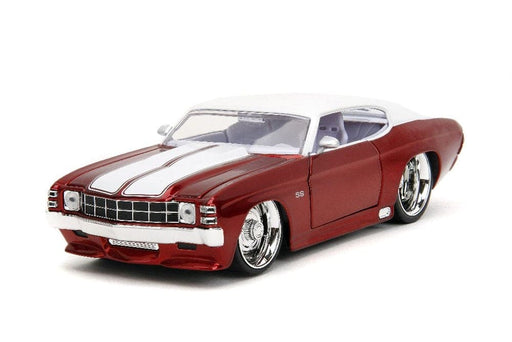 JAD35020 Jada 1/24 "BIGTIME Muscle" 1971 Chevy Chevelle SS - Candy Red/White
