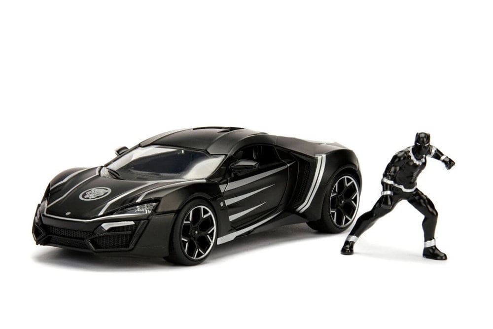 JAD99723 Jada 1/24 "Hollywood Rides" Lykan HyperSport w/Black Panther