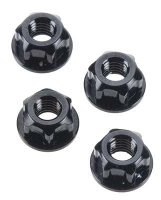 JCO2090 4mm Locking Wheel Nut Black TRA TLR22 SCTE
