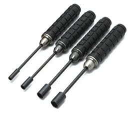 RCE7730 POWER GRIP STANDARD NUT DRIVER SET (4) 3/16" 1/4" 11/32" 3/8