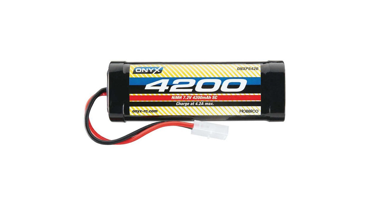 ONXP5428 7.2V 4200mAh 6-Cell Sub-C Stick NiMH Battery: Tamiya Connector