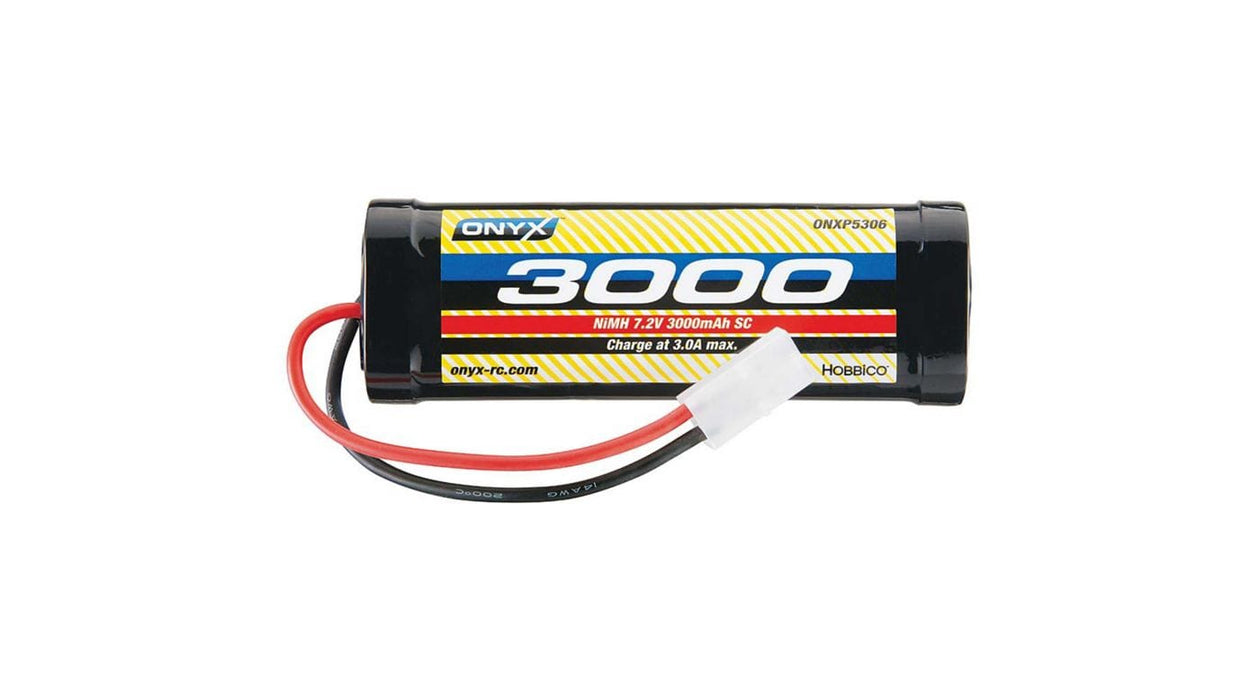 ONXP5311 7.2V 3000mAh 6-Cell Sub-C Stick NiMH Battery: Tamiya Connector