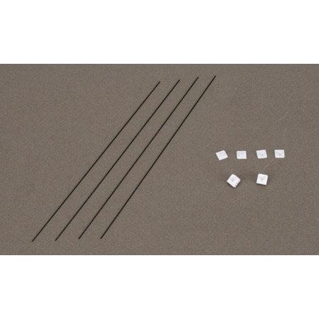 EFL9061 Wing Carbon Rods & Support Bracing: UM 4-Site