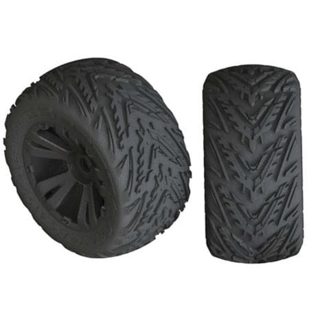 AR550049 Minokawa LP 4S Tire 3.8 Glued Black (2)