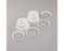 LOS45026 Wheel & Beadlock Set, White (2): 5ive-T 2.0