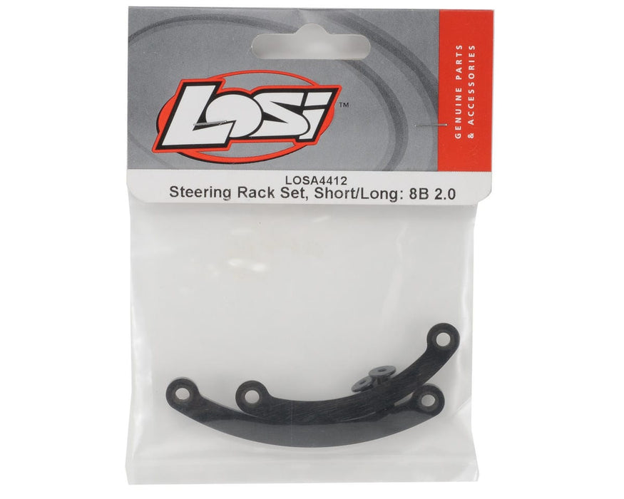 losa4412 Losi Steering Rack Set Short/Long & Hardware (2.0)(if sold out order TLR244005)