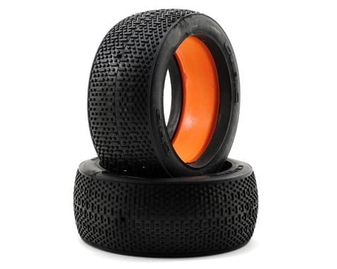 LOSA7765B Losi 1/8 Cubic Buggy Tires w/Molded Inserts (Blue) (2)