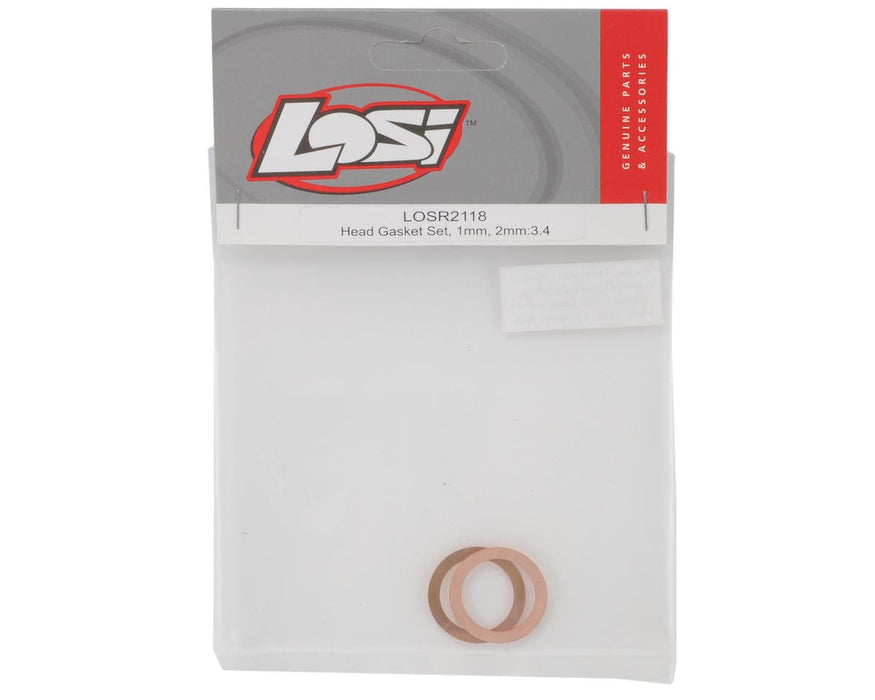 LOSR2118 Losi 1mm, 2mm Head Gasket Set