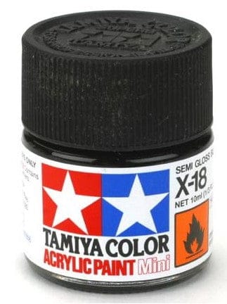TAM81518 Acrylic Mini X18, Semi Gloss Black