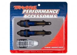 TRA7461 Shocks, GTR long blue-anodized