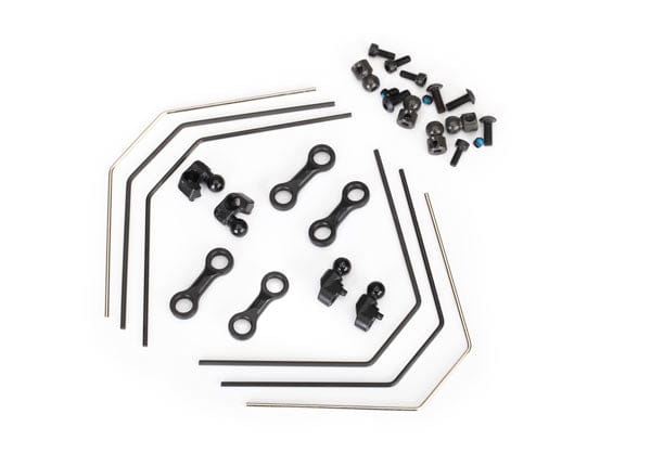 TRA8398 Sway bar kit, 4-Tec© 2.0 (front and rear) (includes front and rear sway bars and adjustable linkage)