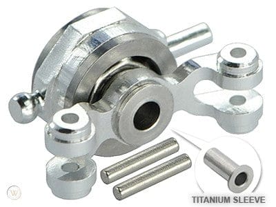 MH-130X027S Double Bearing Stainless Steel Tail Pitch Slider - BLADE 130X