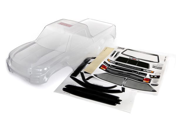 TRA8111 Traxxas Body, TRX-4 Sport (clear, trimmed, requires painting)/ window masks/ decal sheet