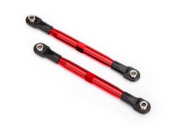 TRA6742R Traxxas Toe Links 87mm,Front/Rear - Red Aluminum