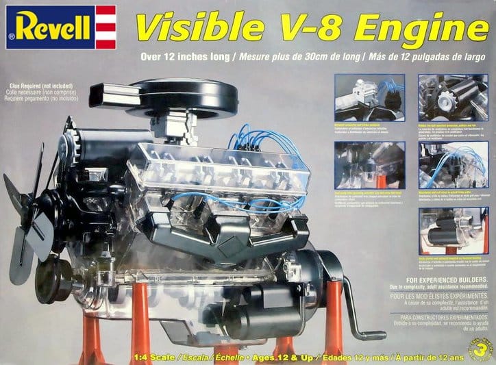 RMX858883 1/4 Visible V-8 Engine