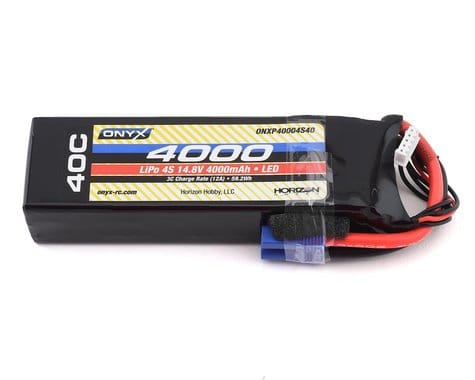 ONXP40004S40 4000mAh 4S 14.8V40C LiPo, EC5, LED