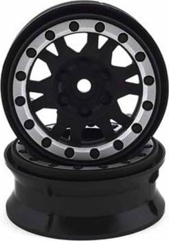 PRO276913 Pro-Line Impulse 1.9" Black/Silver Wheel Crawlers F/R