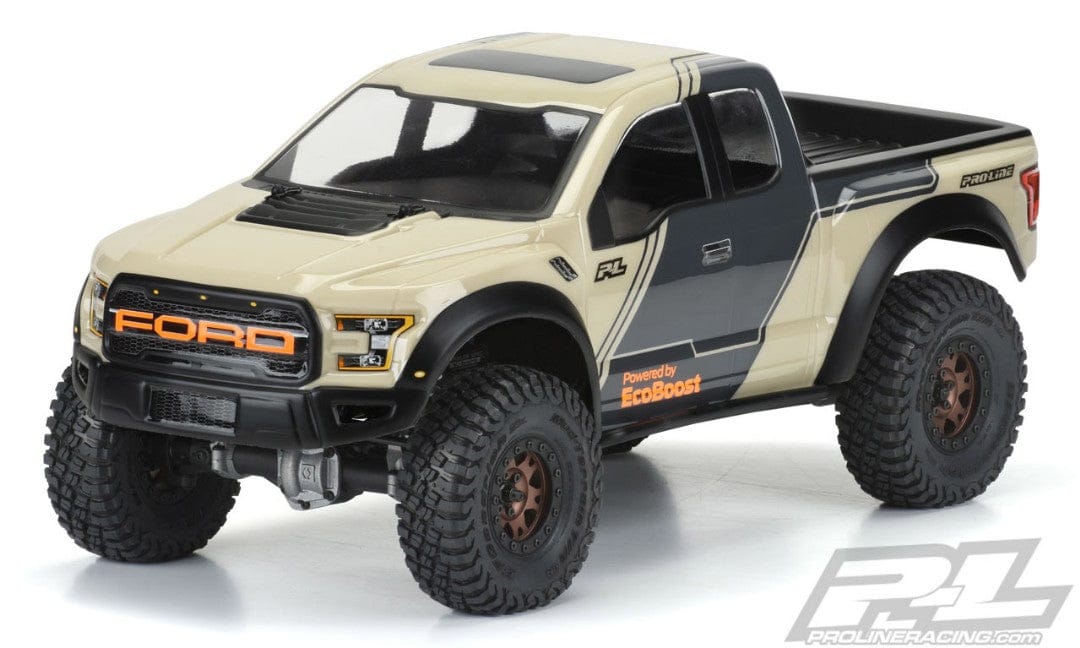 PRO351600 Pro-Line 2017 Ford F-150 Raptor Clear Body 12.3" WB Crawlers