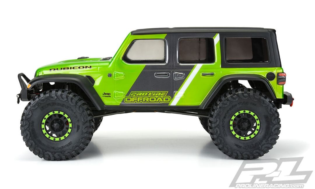 PRO354600 Pro-Line Jeep Wrangler JL Unlimited Rubicon Clear Body for 12.3