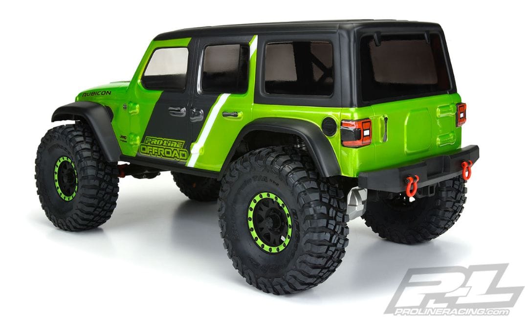 PRO354600 Pro-Line Jeep Wrangler JL Unlimited Rubicon Clear Body for 12.3