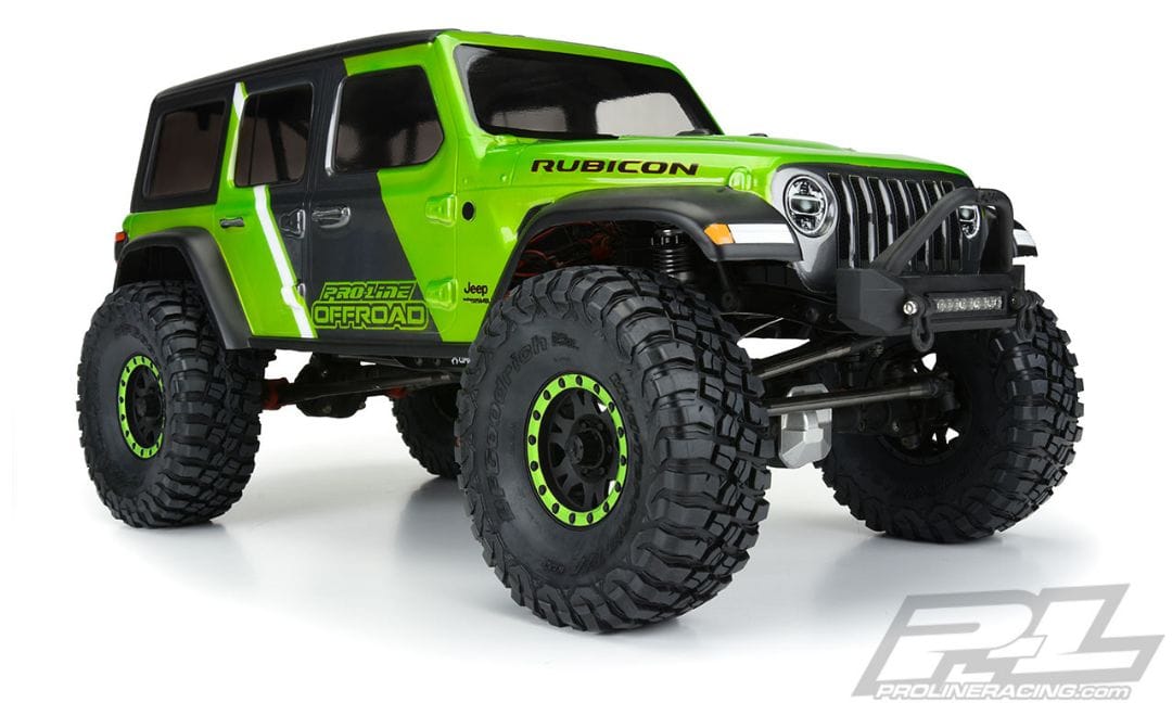 PRO354600 Pro-Line Jeep Wrangler JL Unlimited Rubicon Clear Body for 12.3