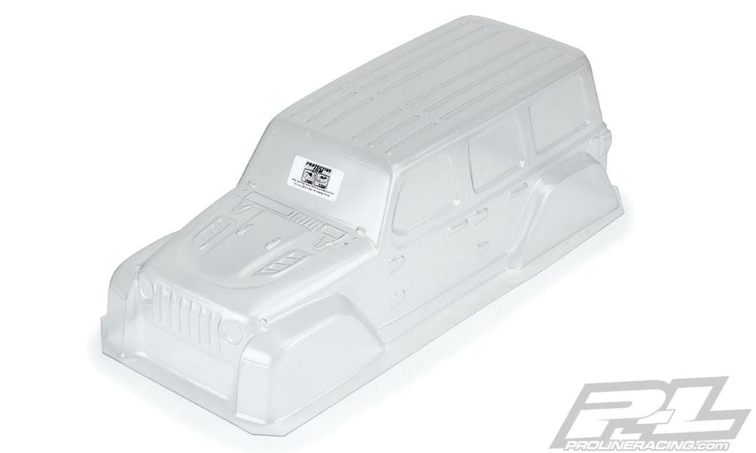 PRO354600 Pro-Line Jeep Wrangler JL Unlimited Rubicon Clear Body for 12.3