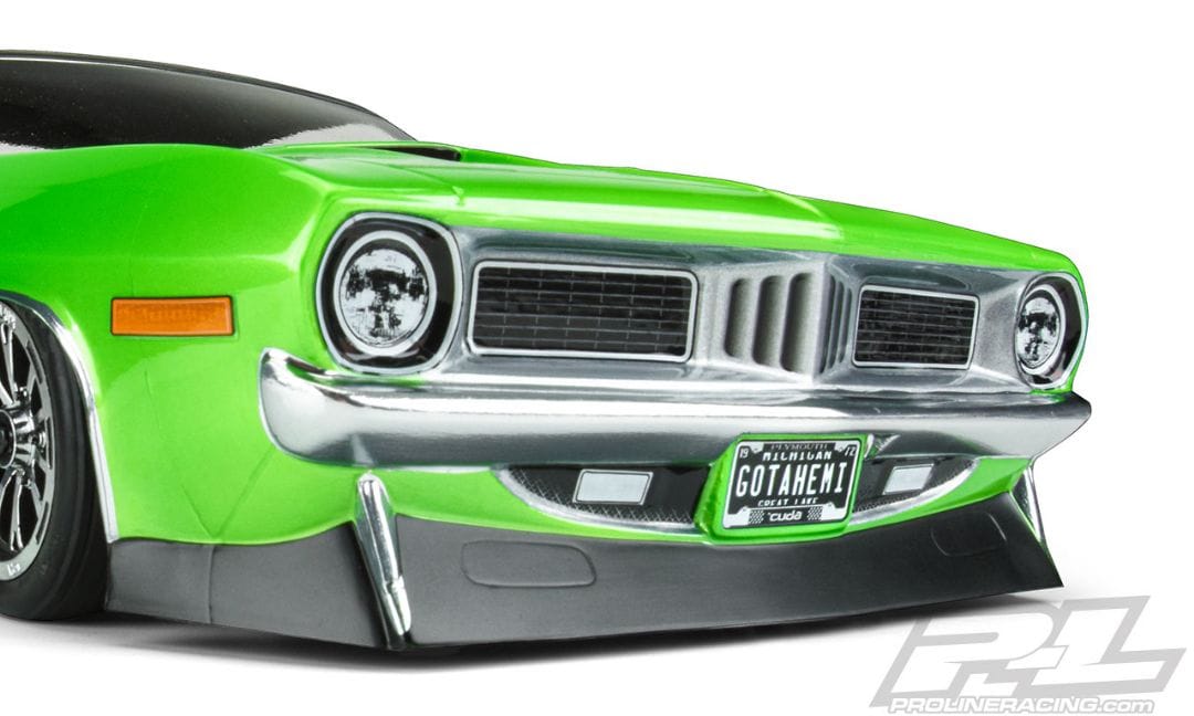 PRO355000 Pro-Line 1972 Plymouth Barracuda Clear Body Slash 2wd Drag