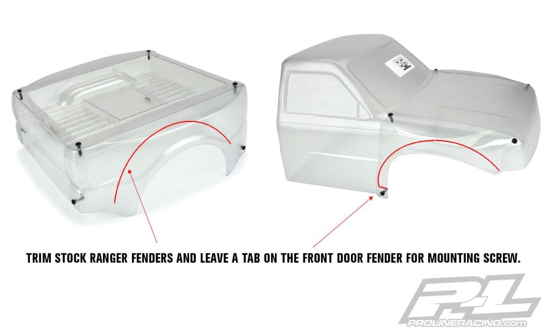 PRO636900 Pro-Line Pre-Runner Fender Flare Kit for Pro-Line 3537-00 Body