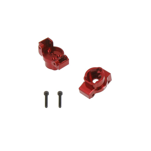 VEN4213R TRAXXAS TRX-4 ALLOY REAR PORTAL DRIVE AXLE MOUNT, RED BY ATOMIK - REPLACES 8256
