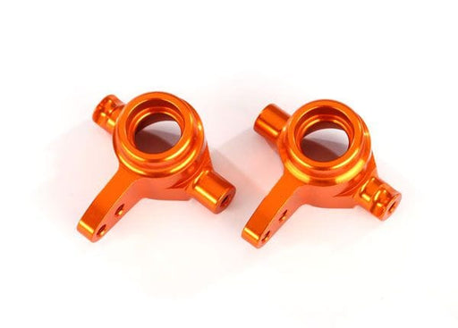 TRA6837A Traxxas Aluminum Steering Block Set (Orange) (2)