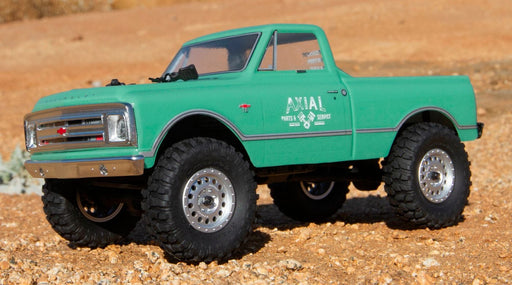 AXI00001T1 1/24 SCX24 1967 Chevrolet C10 4WD Truck Brushed RTR, Green