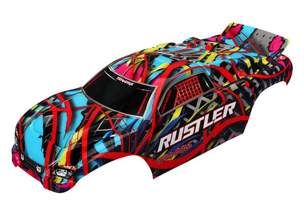 TRA3749 Traxxas Body, Rustler, Hawaiian graphics (painted, decals applied)