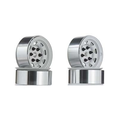 RC4Z-W0035 Stamped Steel 1.55 Stock White Beadlock Wheel