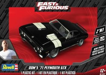 RMX854477 1/24 Dom's Plymouth GTX 2'N1