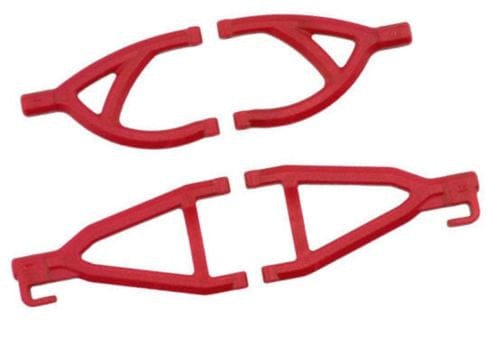 RPM80609 Rear Upper/Lower A-Arms, Red: 1/16 ERV
