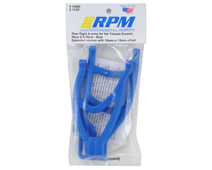 RPM70485  EXT RGHT RE A-ARMS BLUE