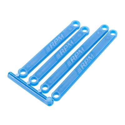 RPM81265  Camber Links Blue Molded E-Rustler/E-Stampede