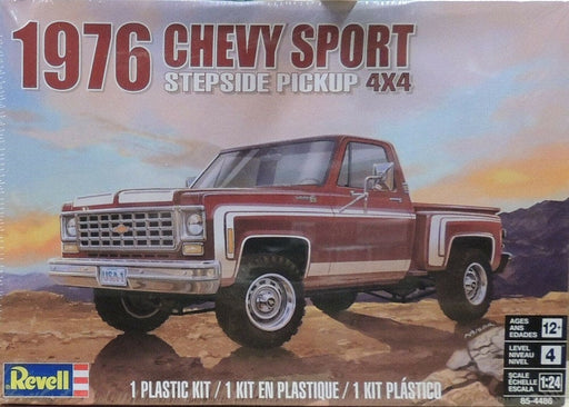 RMX854486 1/24 76 Chevy Sport Stepside Pickup 4X4